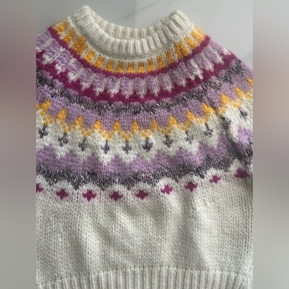 Sezane Multicolor Patterned Sweater - Picture 5 of 13